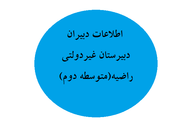 دبیران متوسطه دوم راضیه